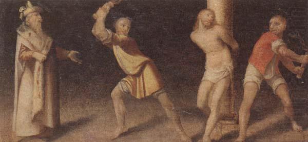 The flagellation, unknow artist